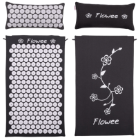 Flowee Spijkermat set grijs en wit