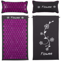 Flowee Spijkermat set grijs en paars